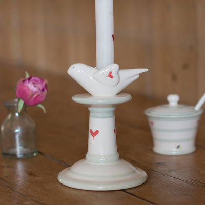 Oscar Small Bird Candlestick