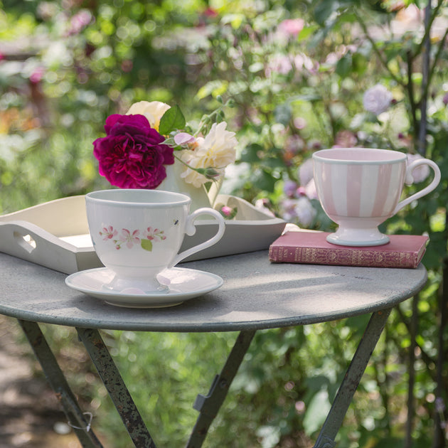 Pink Stripe Large Mug