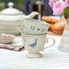 Indigo Geese in the Grass Large Mug