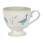 Indigo Geese in the Grass Large Mug