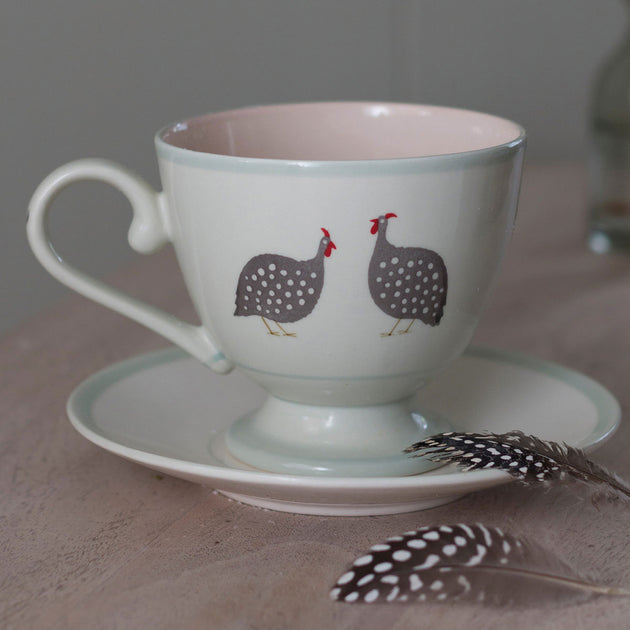 Guinea Fowl Large Mug