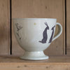 Sitting Hares Large Mug - Seconds