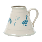 Indigo Geese in the Grass Baby Pitcher