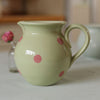 Green Rose Spot Medium Round Jug