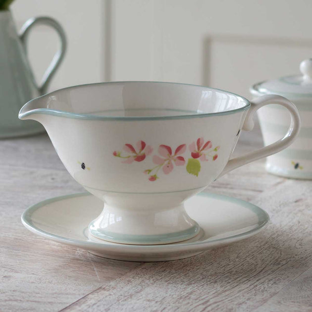 Seconds Apple Blossom Sauce Boat & Saucer