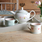 Apple Blossom Round Teapot