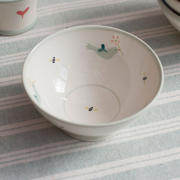 Birds & Bees Small Bowl