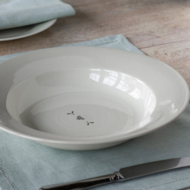 Charcoal Gustavian Pasta Bowl