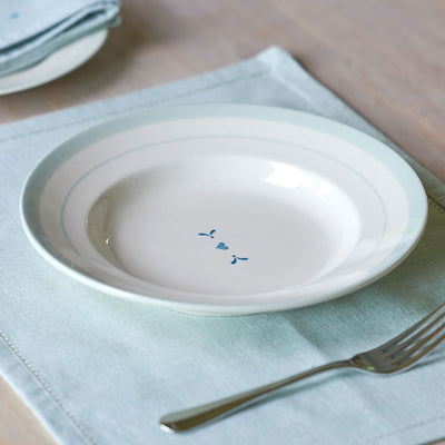 Indigo Blue Gustavian Entree Dish