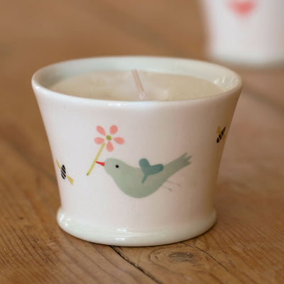 Birds &amp; Bees Scented Candlepot