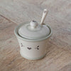 Charcoal Gustavian Salt Pot