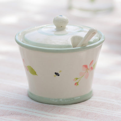 Apple Blossom Sugar Bowl