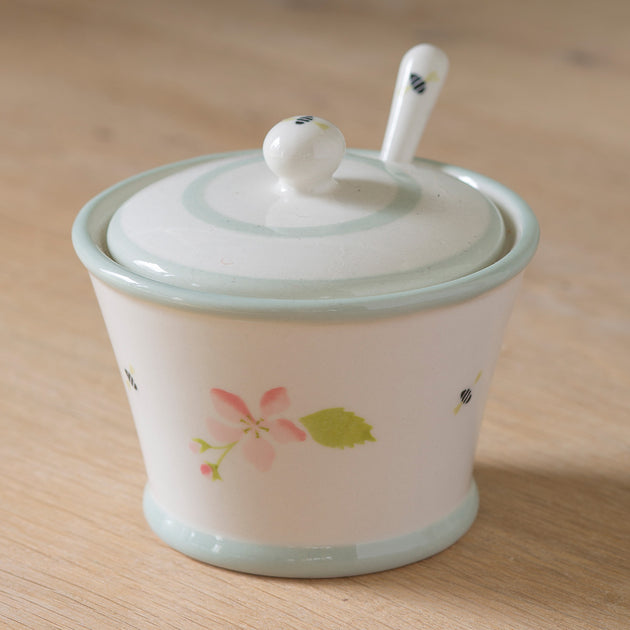 Apple Blossom Sugar Pot