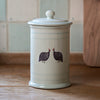 Guinea Fowl Storage Jar