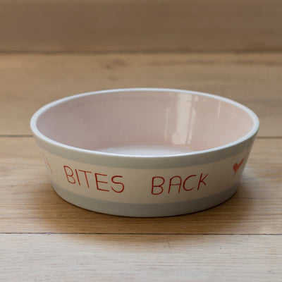 This Bitch Bites Back Dog Bowl