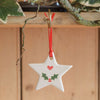 Holly Star Christmas Decoration