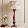 Painted Jodhpur Lamp Base in Etruscan Red