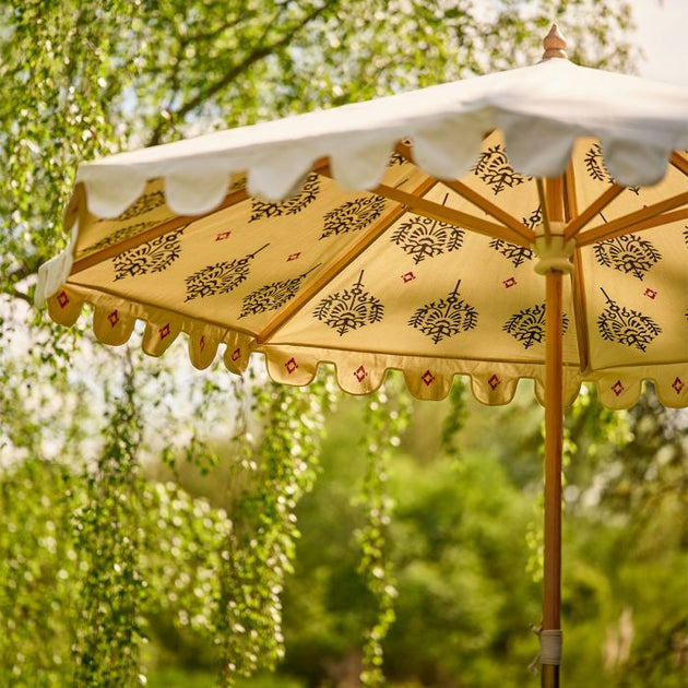 Hand-Printed Parasol