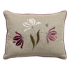 Parrot Tulips Rustic Linen Cushion