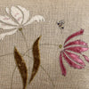 Parrot Tulips Rustic Linen Cushion