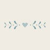 Gustavian Blue Heart Pudding Bowl