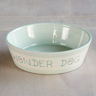 Personalised Dog&#x27;s Dinner Bowl – Blue