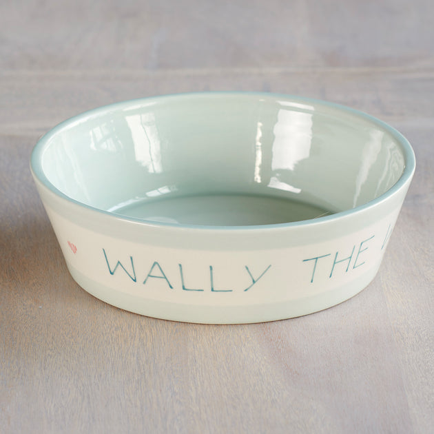 Personalised Dog's Dinner Bowl – Blue