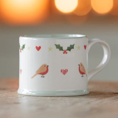 Christmas Robin Small Mug