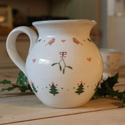 Christmas Medium Round Jug