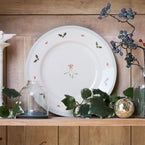 Christmas Holly & Hearts Side Plate