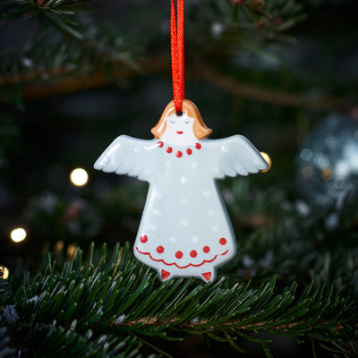 Blue Angel Christmas Decoration