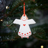 Heart Angel Christmas Decoration