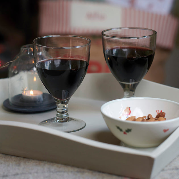 Hand-blown Red Wine Glass