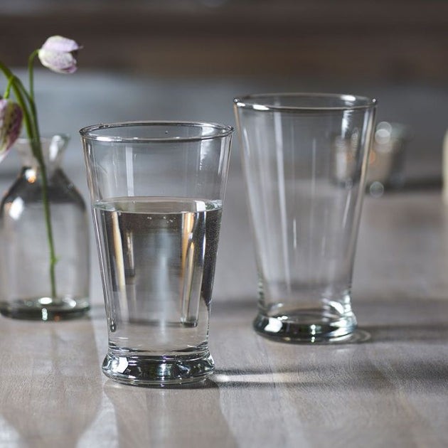 Hand-blown Clear Glass Large Tumbler