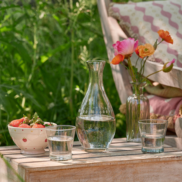 Hand-engraved Water Carafe