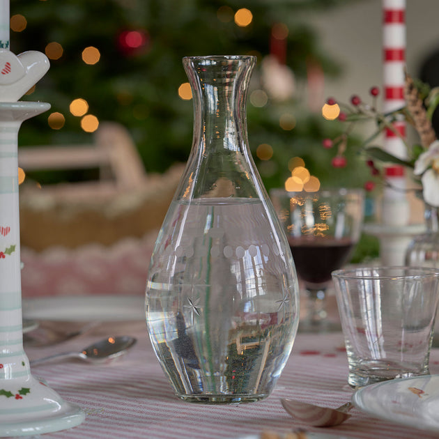 Hand-engraved Water Carafe