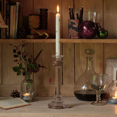 Glass Candlestick