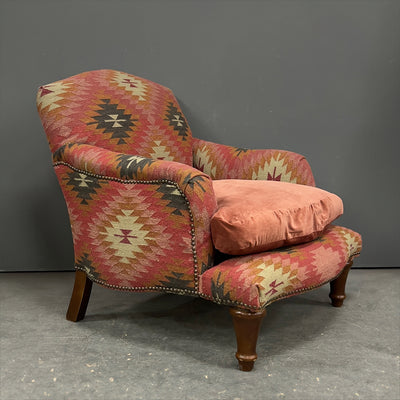 Howard Chair -  Kilim &amp; Velvet