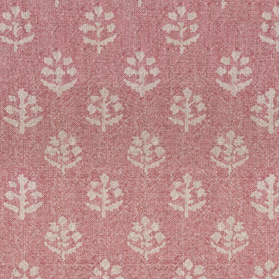 Large Returnable Sample of Reverse Red Earth Megha Rustic Linen