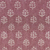 Hand-printed Damson Megha Rustic Linen/Stonewashed Panel (2.7m Approx.) - 354D