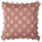 Red Earth Megha Rustic Linen Cushion