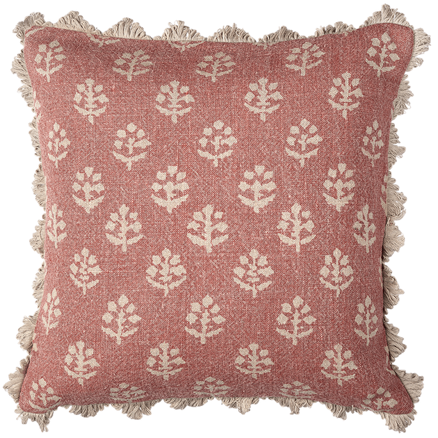 Red Earth Megha Rustic Linen Cushion