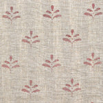 Indian Red Leaf Rustic Linen