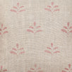 Red Leaf Rustic Linen Cushion with Tassels