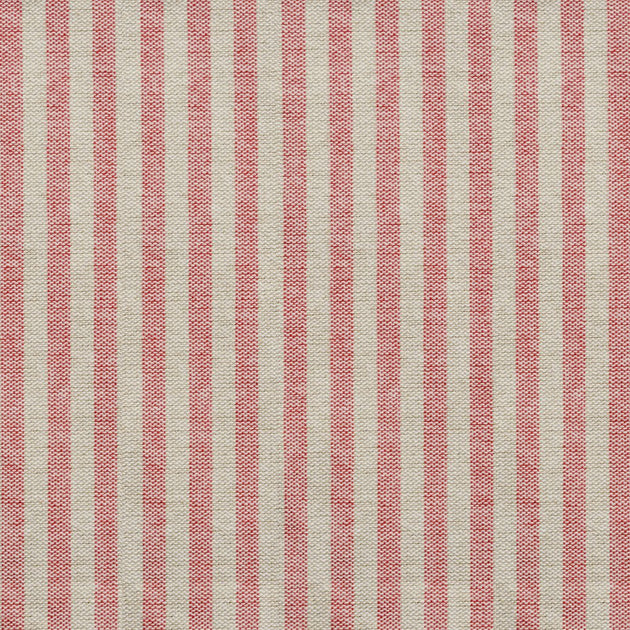 Red Natural Stripe Chair Cushion