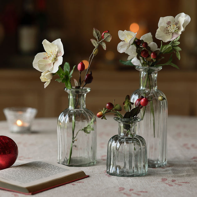 Reeded Flower Bottle