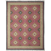 Hand-woven Wool Kilim - Rose Ragini - Medium