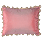 Rose Silk Taffeta Cushion