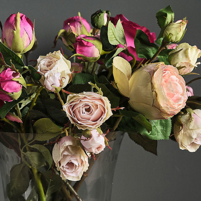 Large Pink Rose Bunch  FB01