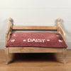 Large Personalised Luxury Velvet Dog Bed Mattress